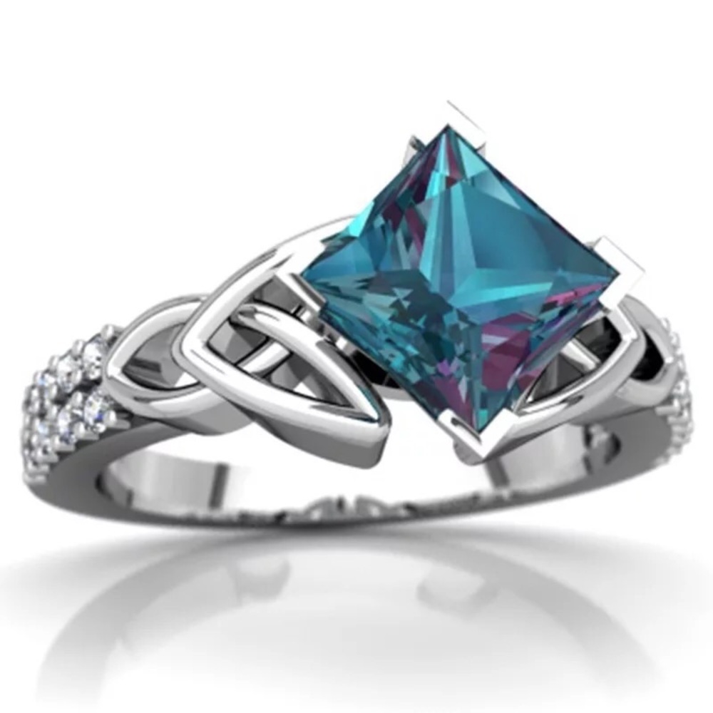 Charming colorful Rhinestone ring - Picture 2 of 3